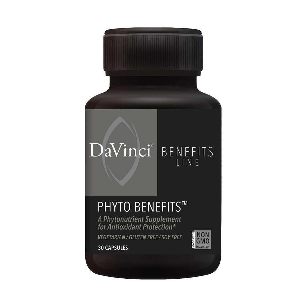 DAVINCI Labs Phyto Benefits - Dietary Supplement to Support Detox, Metabolic Health and Immune System Function* - with Broccoli Sprouts, Quercetin and More - Gluten-Free - 30 Vegetarian Capsules