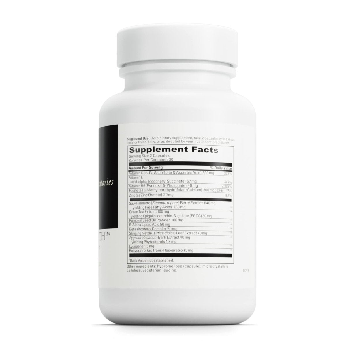 DAVINCI Labs Prostate Health - Optimal Support for a Healthy Prostate and Hormone Balance* - 60 Vegetarian Capsules