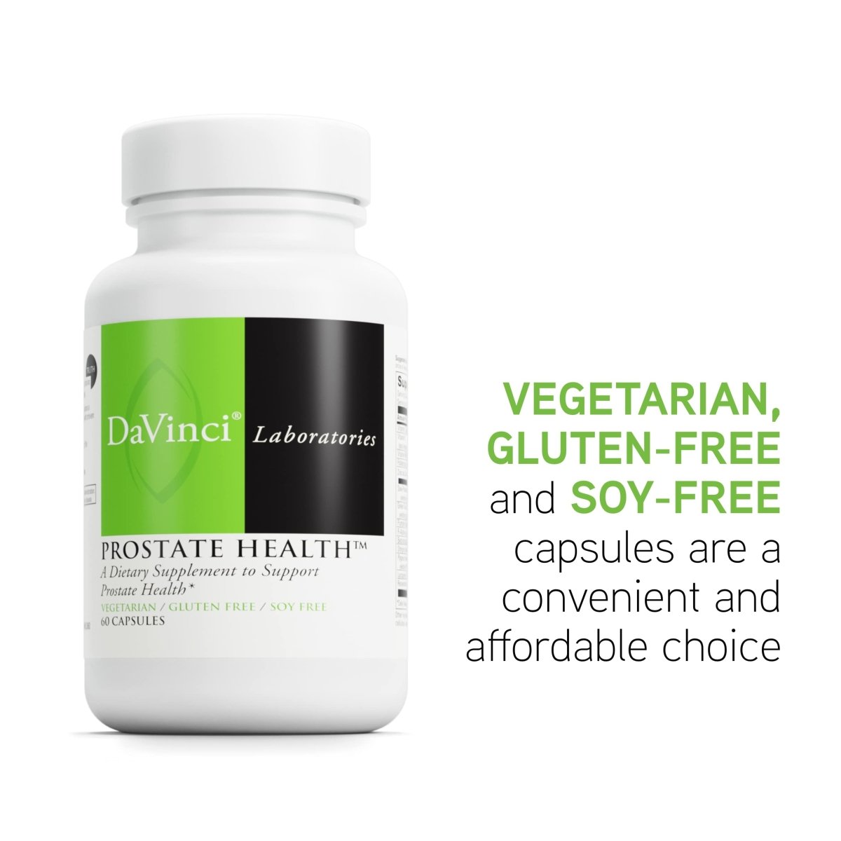DAVINCI Labs Prostate Health - Optimal Support for a Healthy Prostate and Hormone Balance* - 60 Vegetarian Capsules