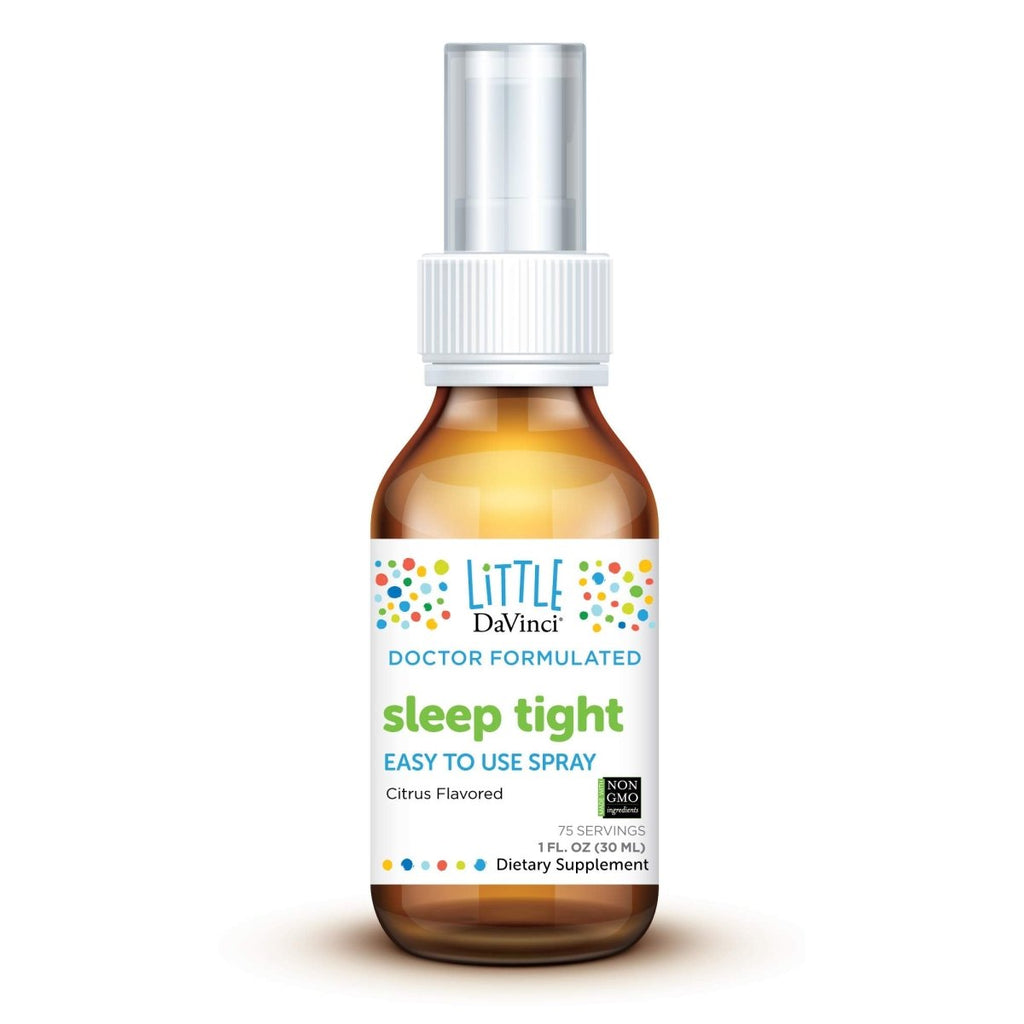 DaVinci Labs Sleep Tight - Kids Melatonin Supplement to Support Restful Sleep, Focus, Cognitive Health and Social and Verbal Skills* - with 3mg Melatonin - Citrus Flavor - 30ml, 75 Servings