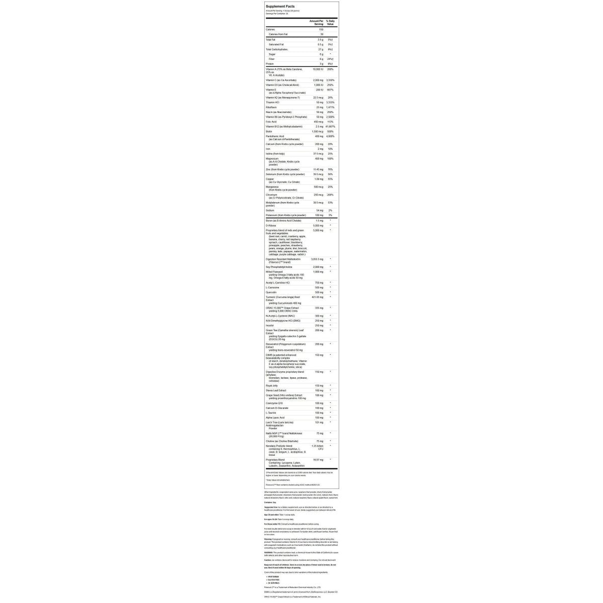 Davinci Labs - Spectra Infinite Nutrition, 1.44 kg