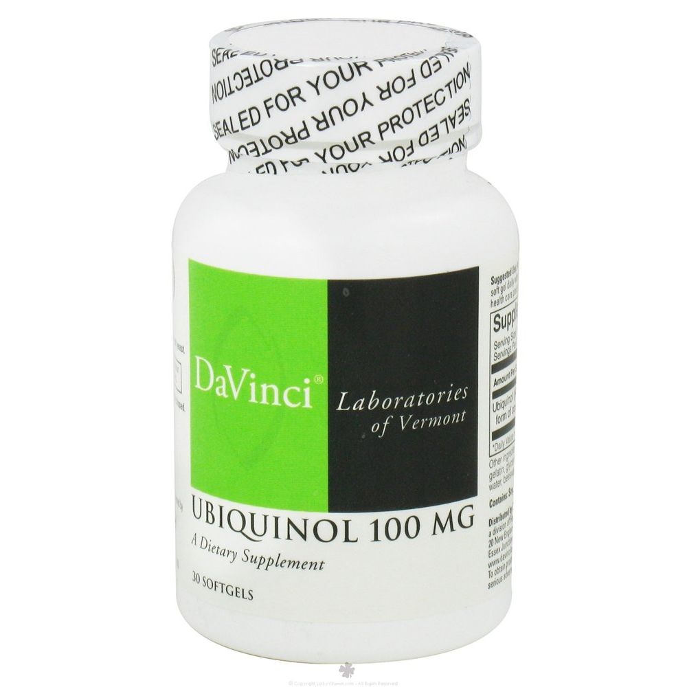 Davinci Labs Ubiquinol 100 mg 30 softgels