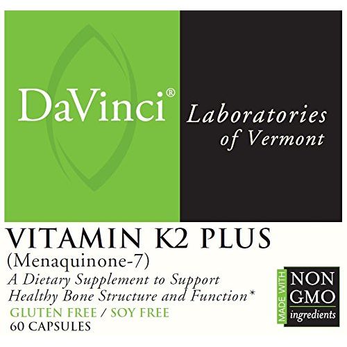 Davinci Labs - Vitamin K2 Plus (Menaquinone-7) 60 caps [Health and Beauty]