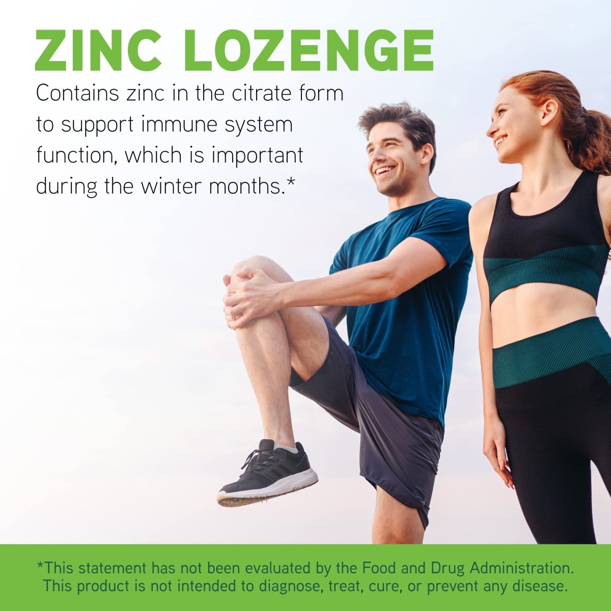 DaVinci Labs Zinc Lozenge - Dietary Supplement to Support Fertility, Immunity, Joint Health and Skin* - with 23 mg Zinc per Serving - Gluten-Free - Lemon Flavor - 60 Lozenges