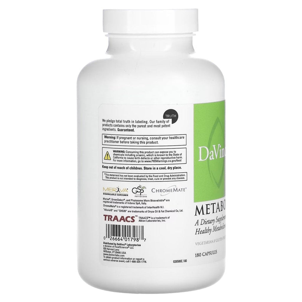 Davinci Metabolic Multi 180 Capsules -