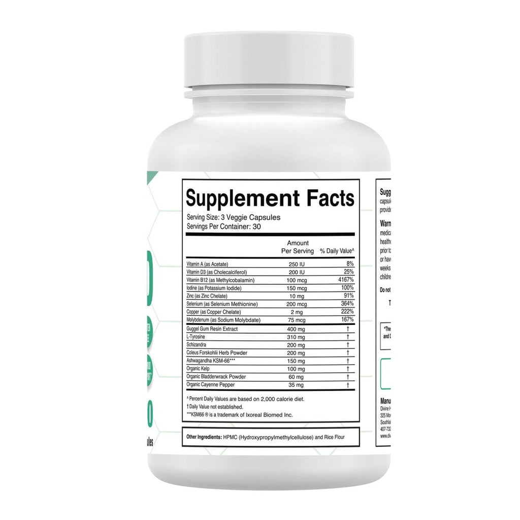 Divine Health - Dr. Colbert's Keto Zone Thyroid Zone - 90 Vegetable Capsule(s)