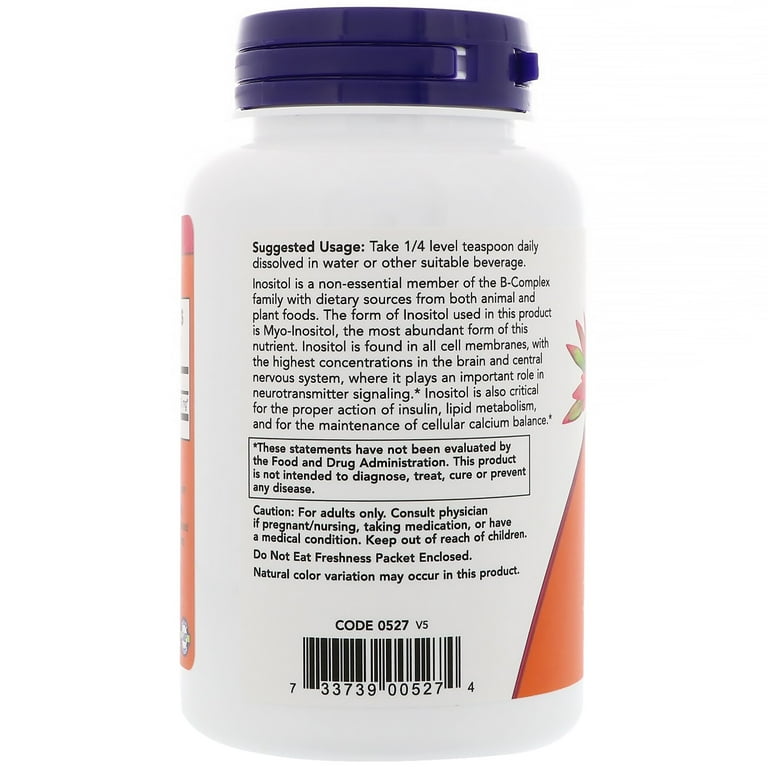 Now Foods Inositol Powder Vegetarian 4oz - 0527