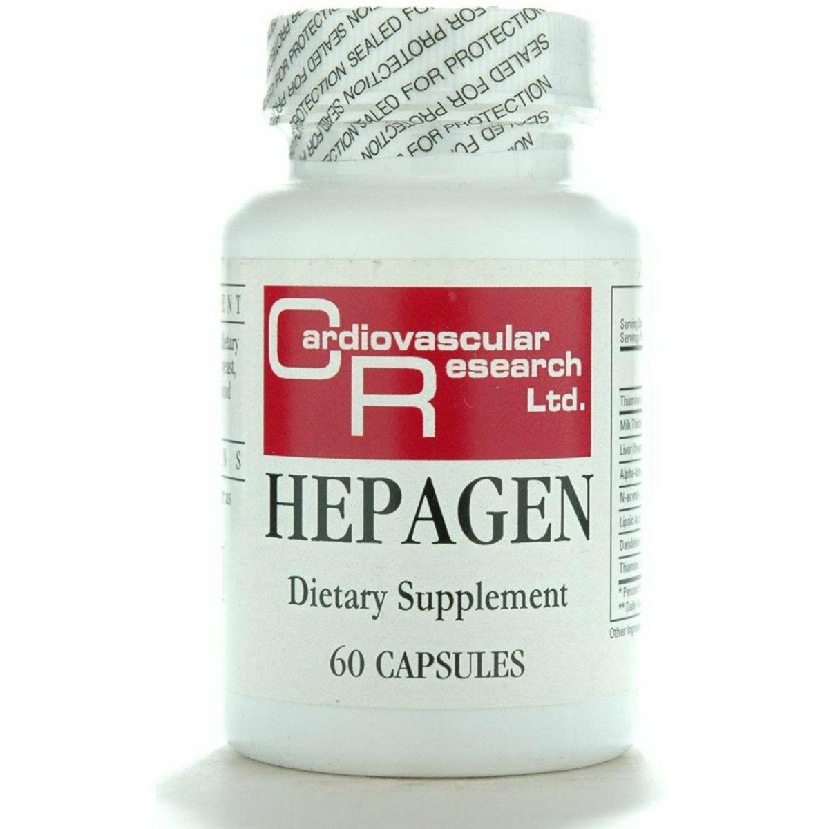 Ecological Formulas / Cardiovascular Research Hepagen 60 Capsules