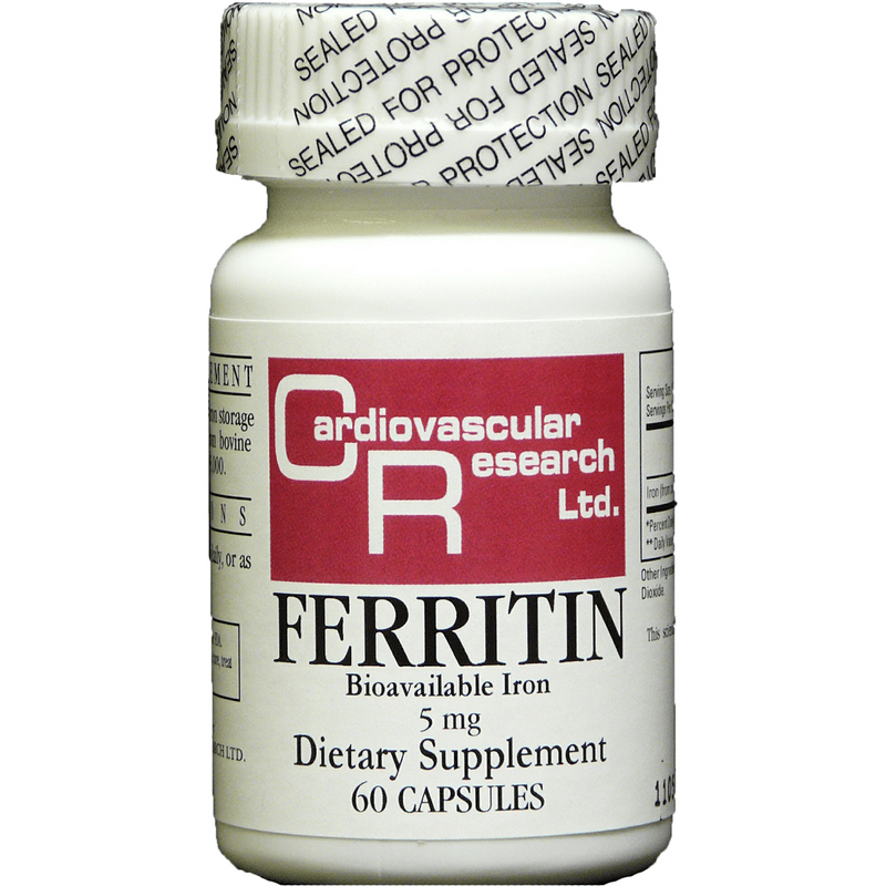 Ecological Formulas Ferritin 60 Capsules - 2 Pack