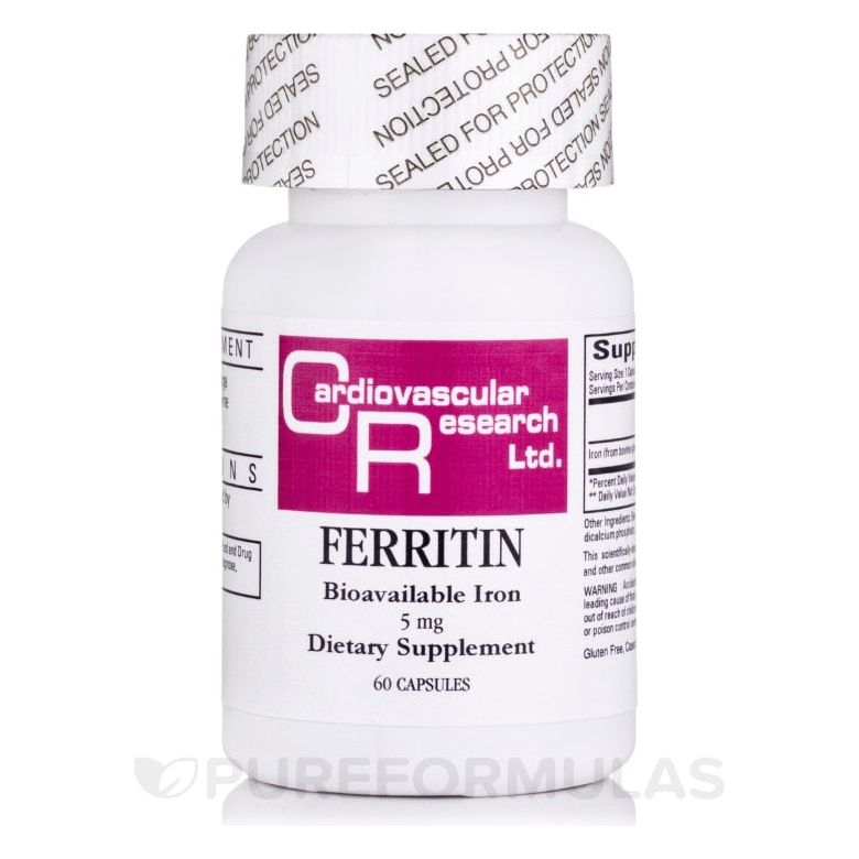 Ecological Formulas Ferritin 60 Capsules