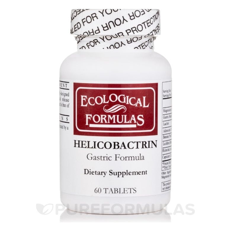 Ecological Formulas Helicobactrin 60 Tablets
