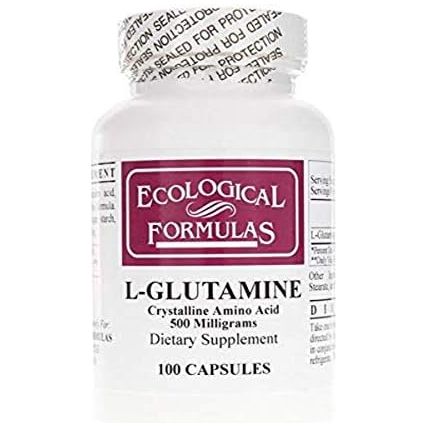 Ecological Formulas L-Glutamine 500 mg 100 Capsules