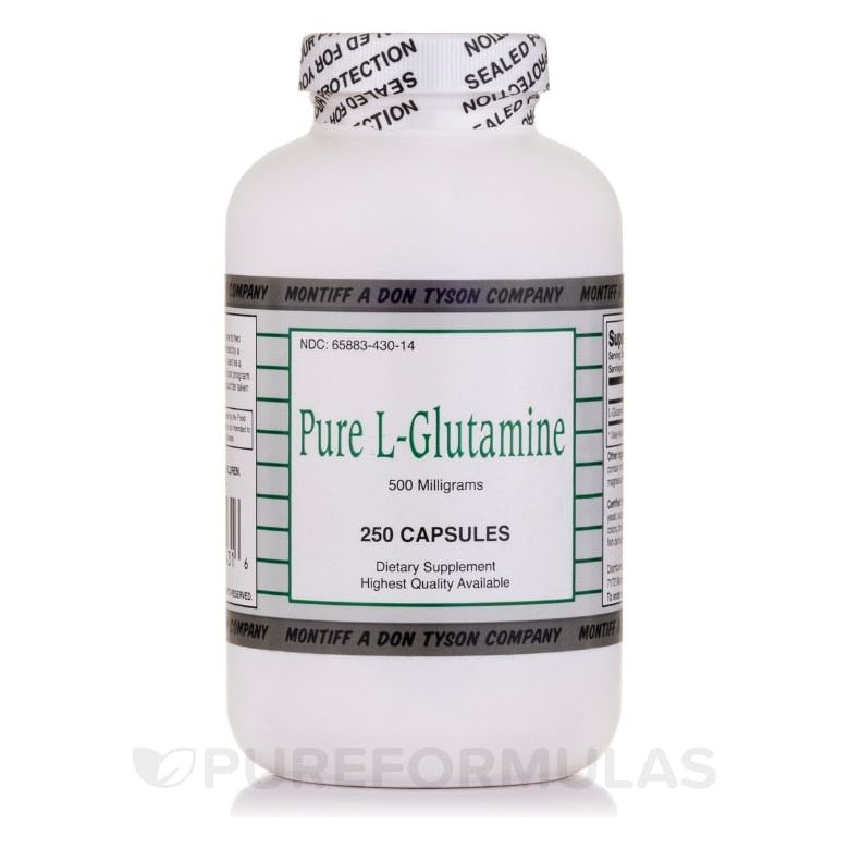 Ecological Formulas L-Glutamine 500mg 250 Capsules