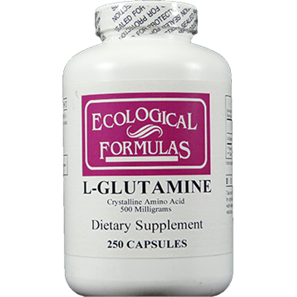 Ecological Formulas L-Glutamine 500mg 250 Capsules