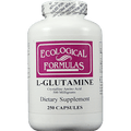 Ecological Formulas L-Glutamine 500mg 250 Capsules