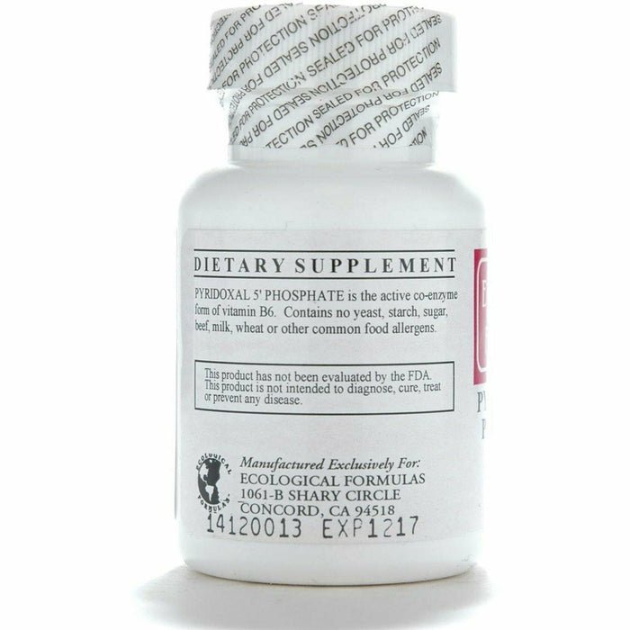 Ecological Formulas Pyridoxal-5-Phosphate 100 Tablets