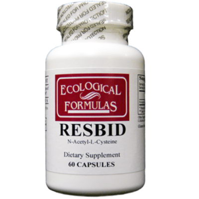 Ecological Formulas Resbid NAC 60 Capsules - 3 Pack