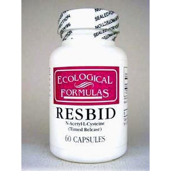 Ecological Formulas Resbid NAC 60 Capsules - 3 Pack