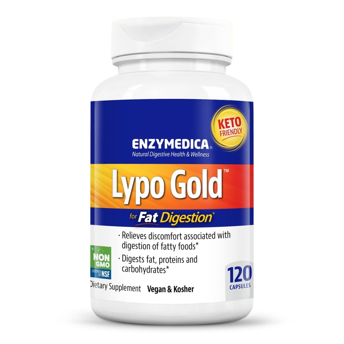 Enzymedica Lypo Gold 120 Capsules