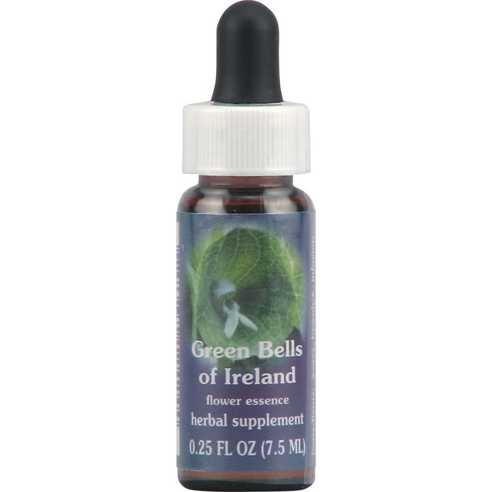 Flower Essence Services Supplement Dropper, Green Bells of Ireland, 0.25 Ounce
