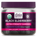 Gaia Black Elderberry Adult Gummies 80 Count