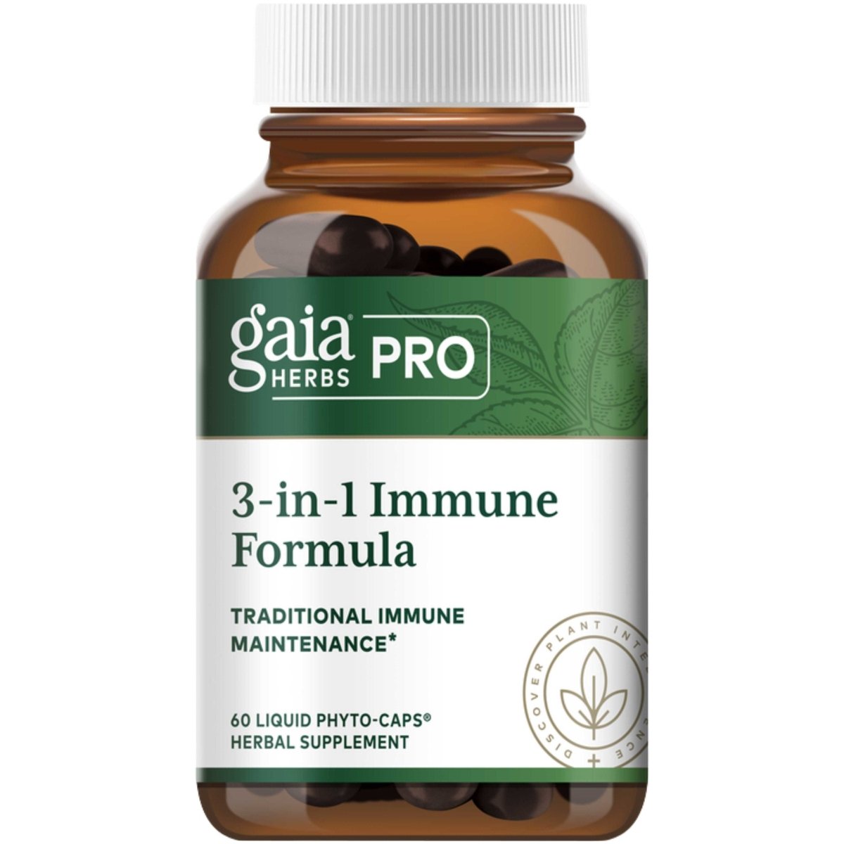 Gaia Herbs Astragalus Supreme 60 Vcaps (Pro version - 3-in-1 immune formula)