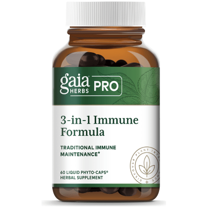 Gaia Herbs Astragalus Supreme 60 Vcaps (Pro version - 3-in-1 immune formula)