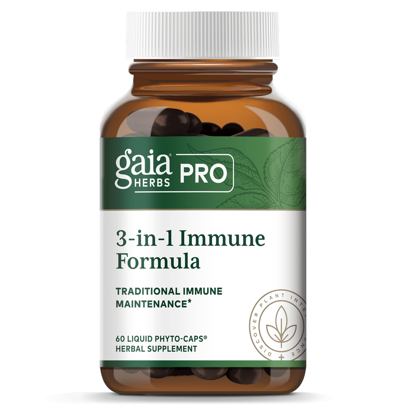 Gaia Herbs Astragalus Supreme 60 Vcaps (Pro version - 3-in-1 immune formula)