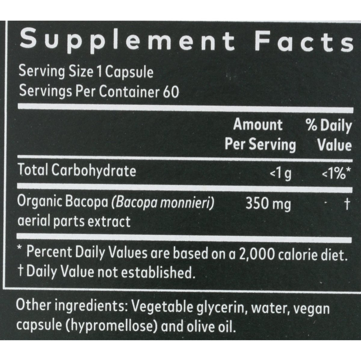 Gaia Herbs Bacopa - Brain and Cognitive Support Herbal Supplement - Made with Bacopa (Bacopa Monnieri) to Help Support a Thriving Mind - 60 Vegan Liquid Phyto-Capsules (Up to 60-Day Supply)