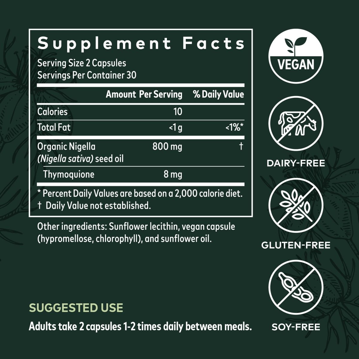 Gaia Herbs Black Seed Oil 60 Vcaps