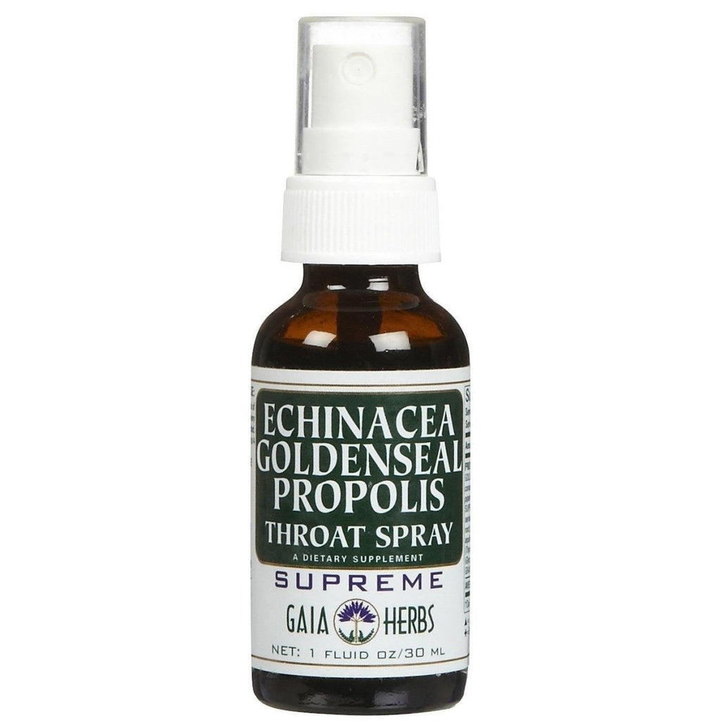 Gaia Herbs Echinacea Goldenseal Propolis Throat Spray-1 oz
