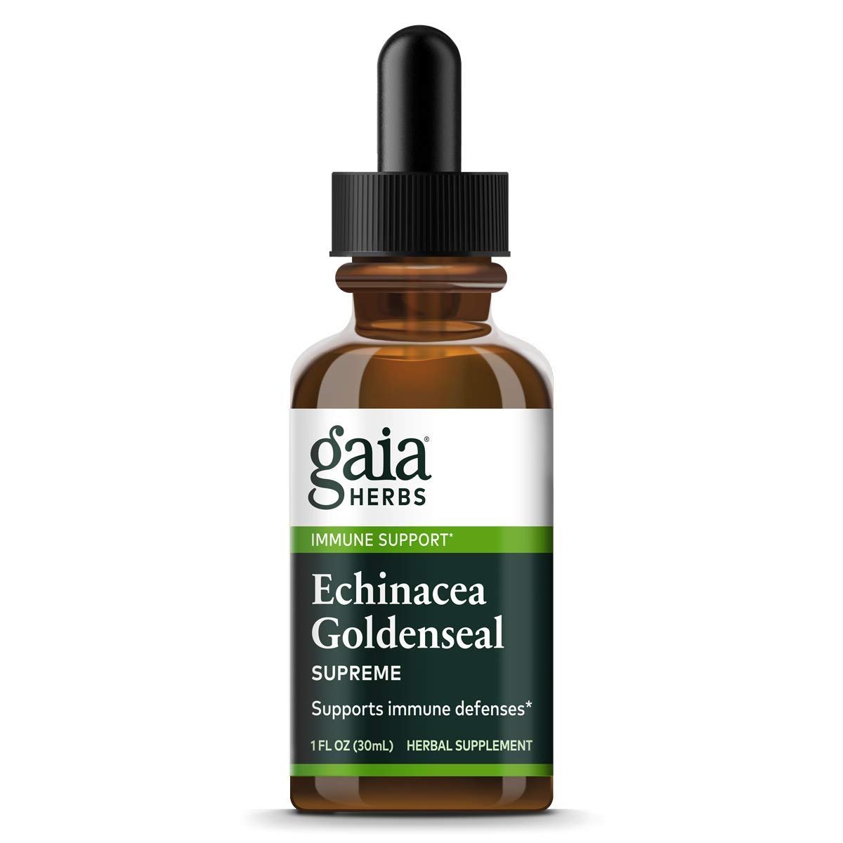 Gaia Herbs Echinacea Goldenseal Supreme - 1-Ounce Bottle