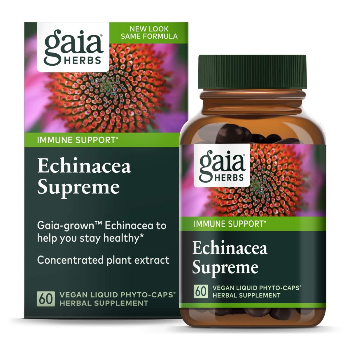 Gaia Herbs Echinacea Supreme 60 Vcaps