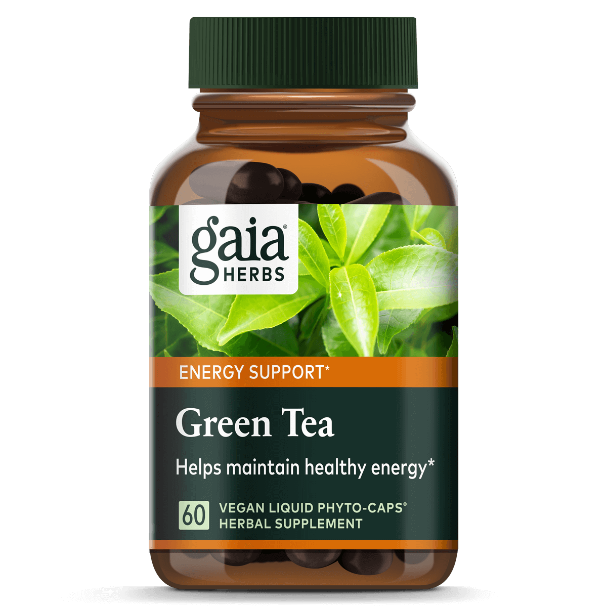 Gaia Herbs Green Tea 60 Vcaps
