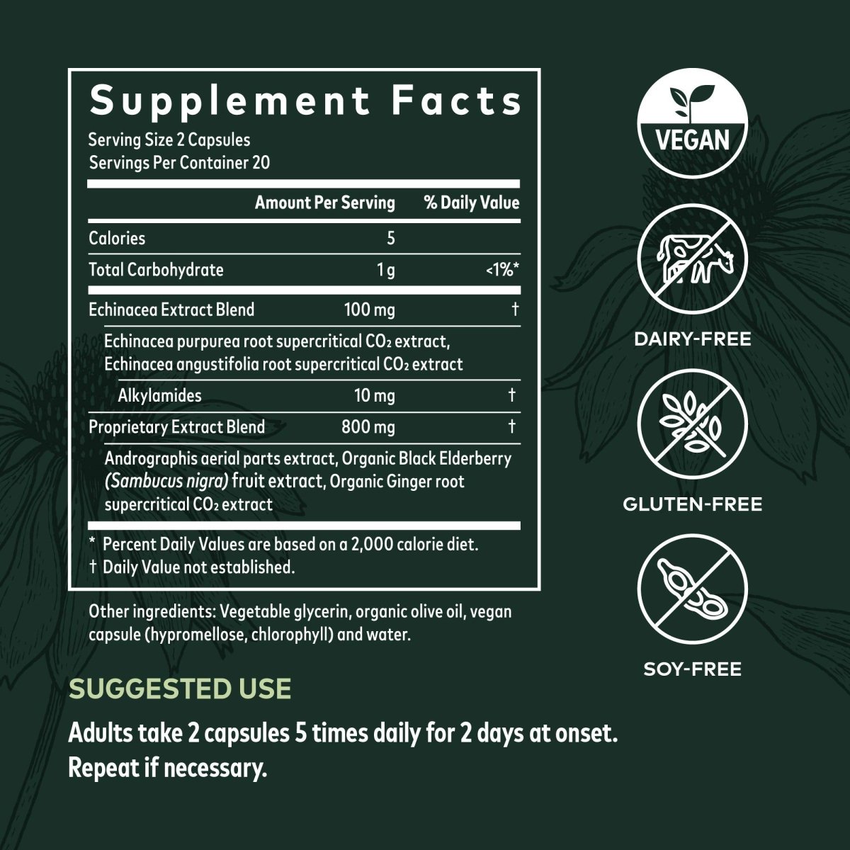 Gaia Herbs Immune Activator - 40 Vegan Liquid Phyto-Capsules (4-Day Supply)