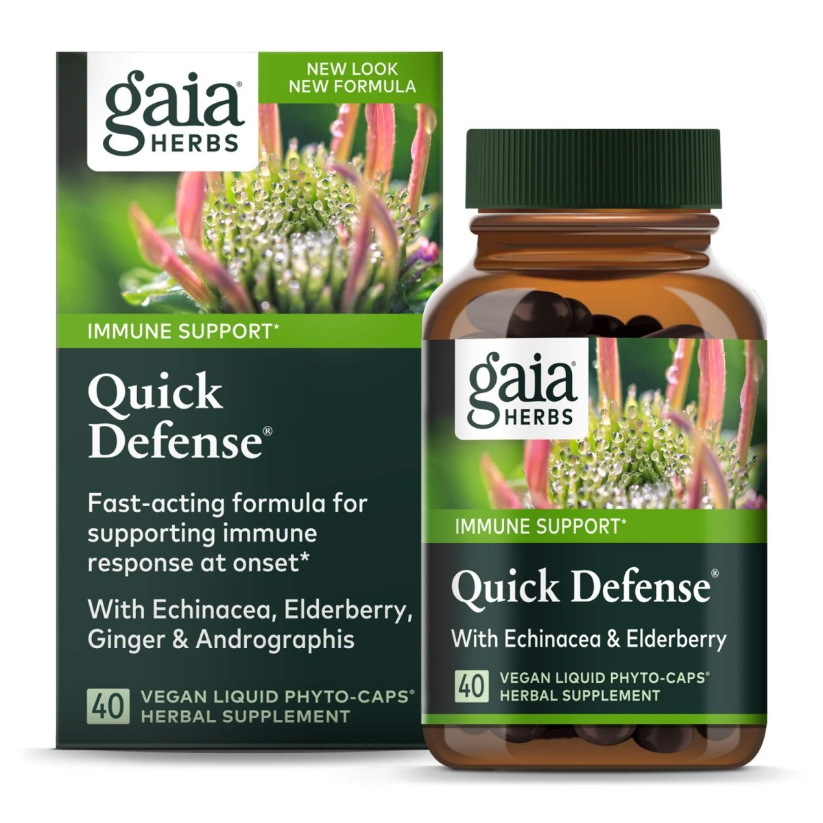 Gaia Herbs Immune Activator - 40 Vegan Liquid Phyto-Capsules (4-Day Supply)