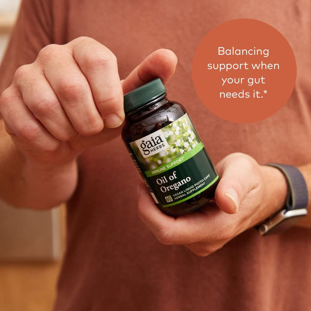 Gaia Herbs Oil of Oregano -60 Vegan Liquid Phyto-Capsules (30-Day Supply)