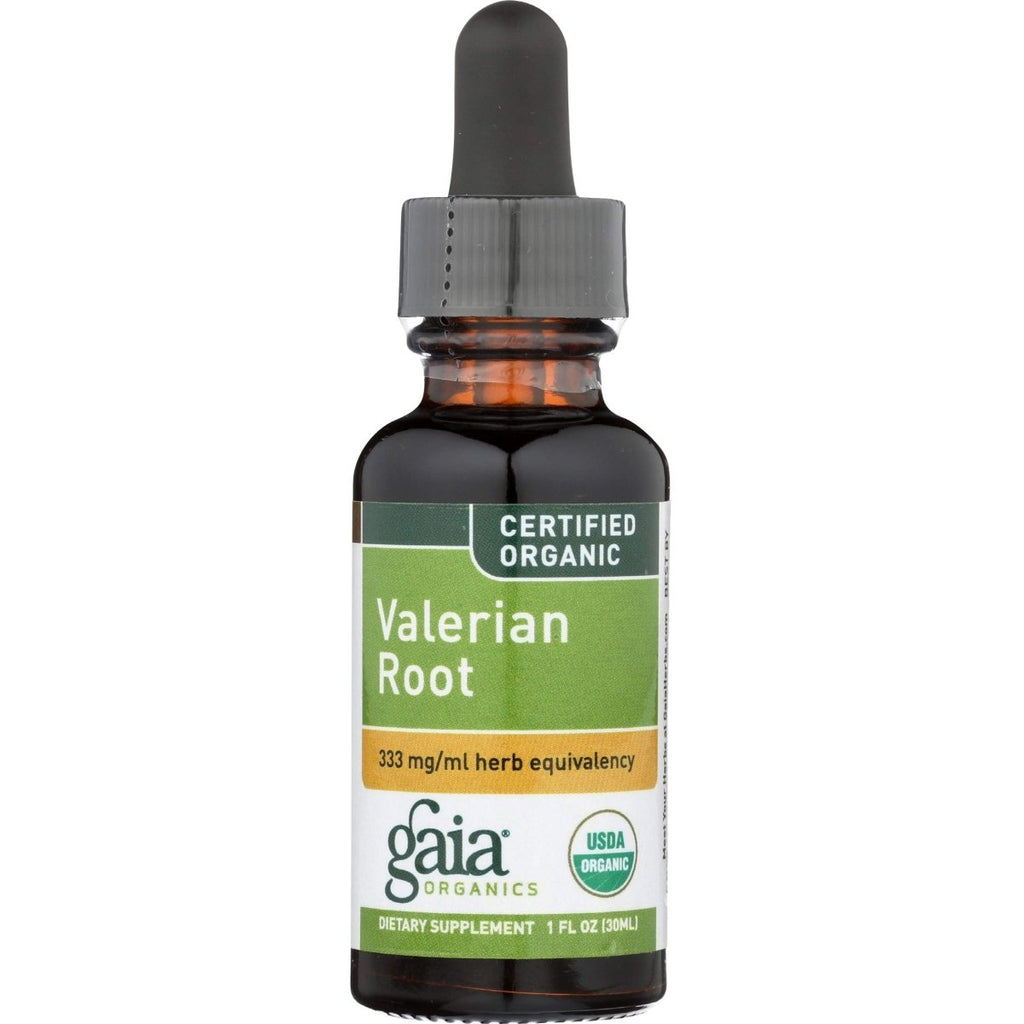 Gaia Herbs Organic Valerian Root Extract, 1 FZ