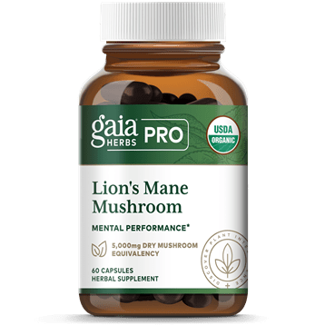 Gaia Herbs Pro Lion's Mane Mushroom 60 Capsules