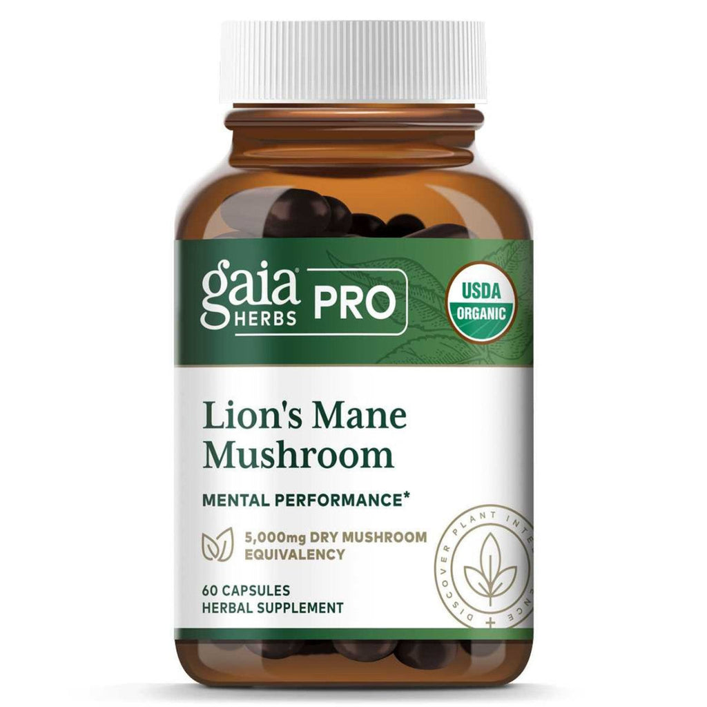 Gaia Herbs Pro Lion's Mane Mushroom 60 Capsules