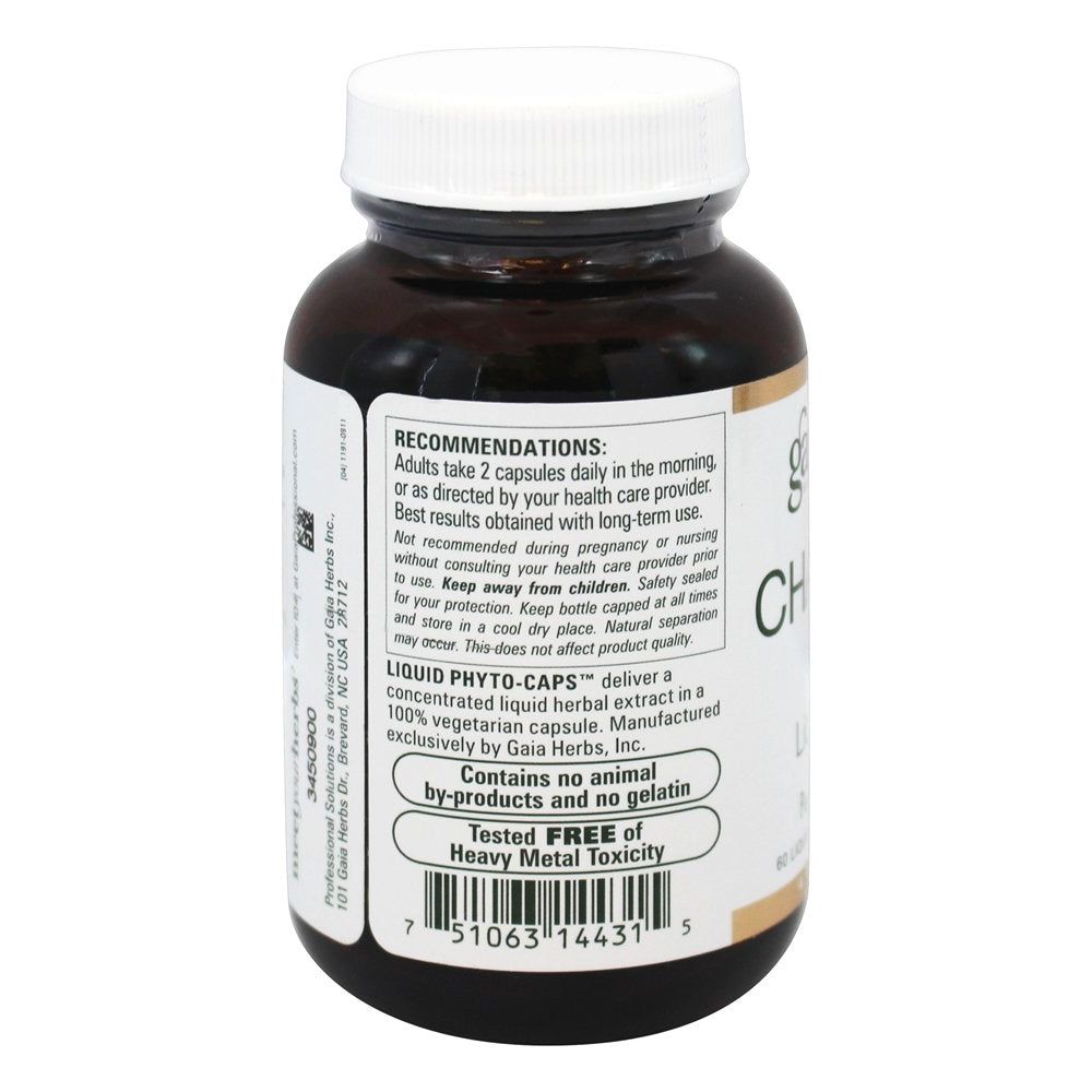 Gaia Herbs Pro, Vitex, Progesterone Support, 60 Liquid Phyto-Caps, Professional Solutions