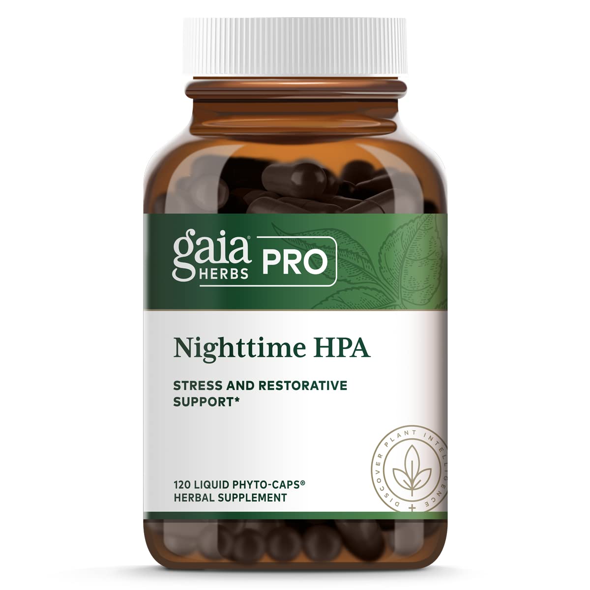 Gaia Herbs Professional Solutions HPA Axis Liquid Capsules, Sleep Cycle, 120 Count