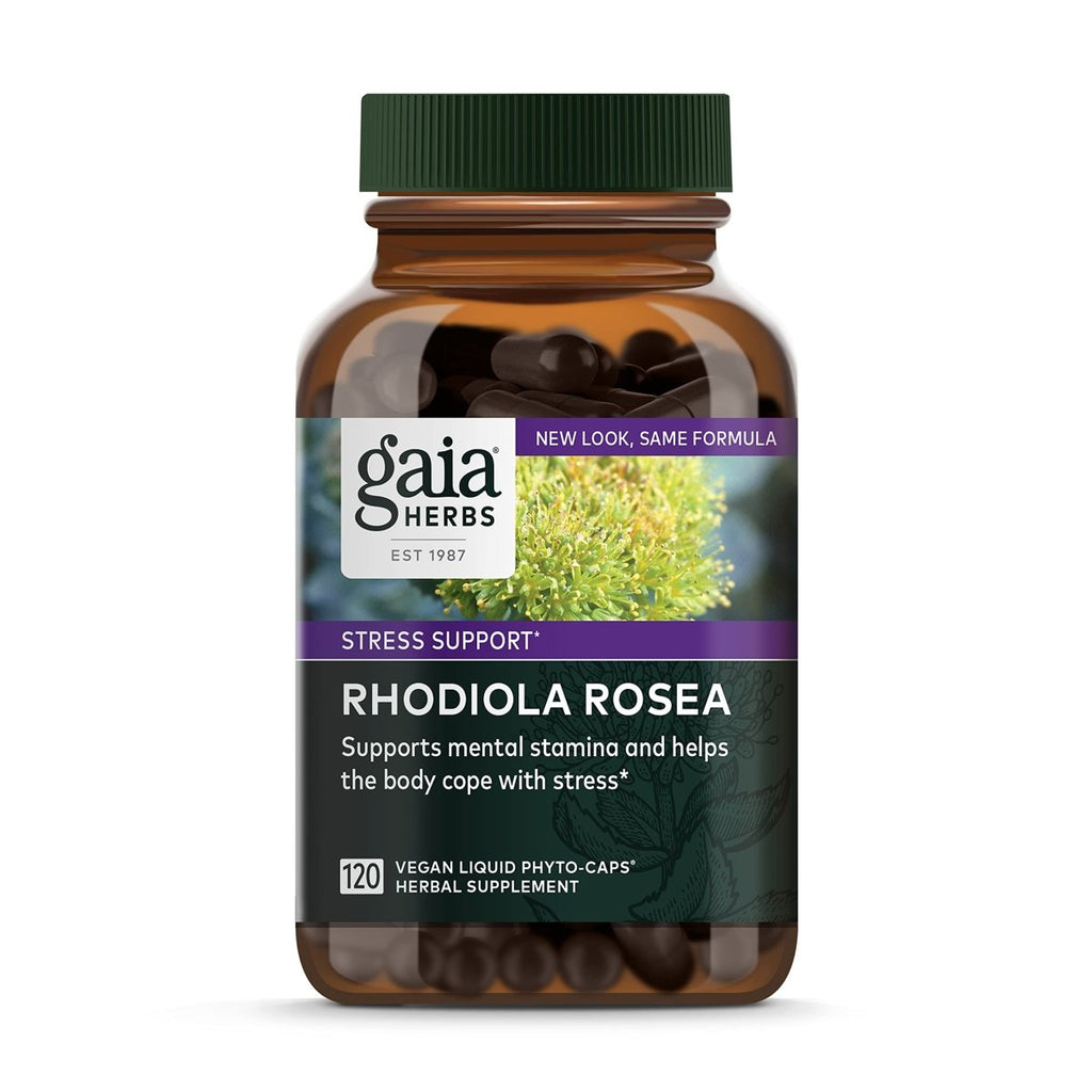 Gaia Herbs Rhodiola Rosea -  120 Vegan Liquid Phyto-Capsules (60-Day Supply)
