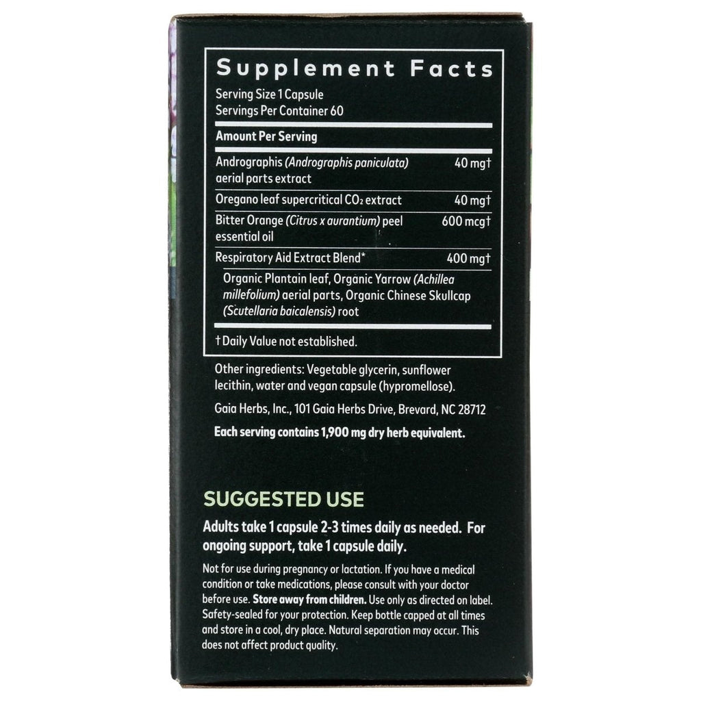 Gaia Herbs Sinus & Lung 60 Vcaps