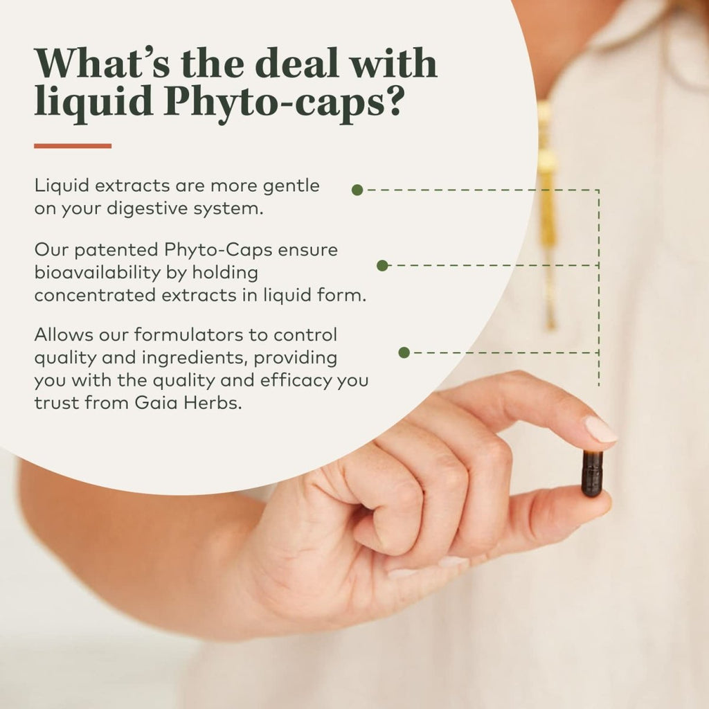 Gaia Herbs Thyroid Support 60 Vegan Liquid Phyto-Caps