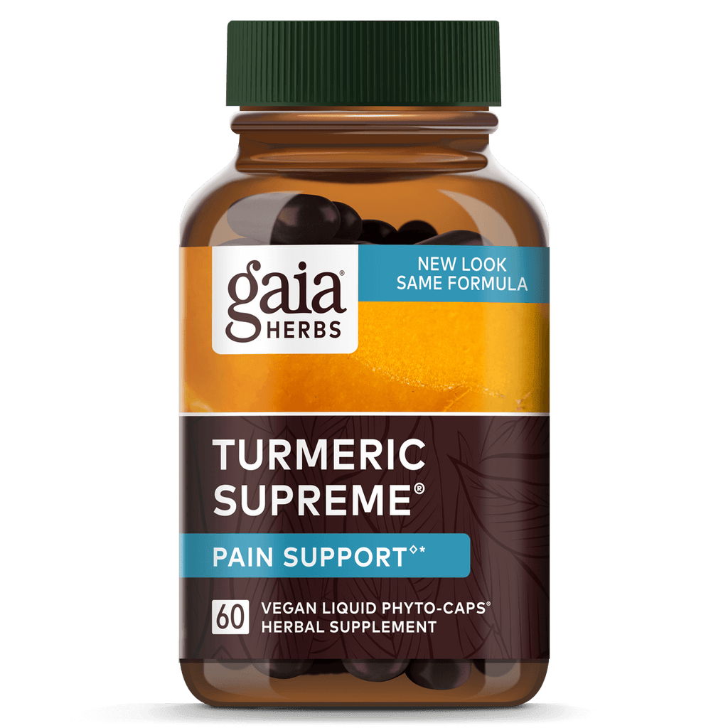 Gaia Herbs Turmeric Supreme Ache (Formerly Pain Support) 120 Vcaps