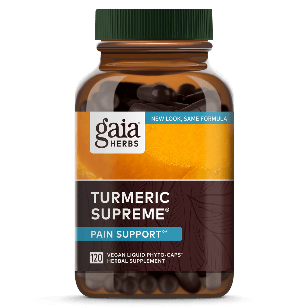 Gaia Herbs Turmeric Supreme Ache (Formerly Pain Support) 120 Vcaps
