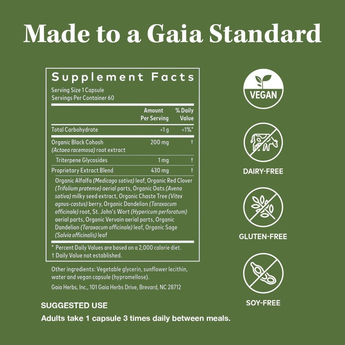 Gaia Herbs Women's Balance - Hormone Balance Support for Women - 60 Vegan Liquid Phyto-Capsules (20-Day Supply)