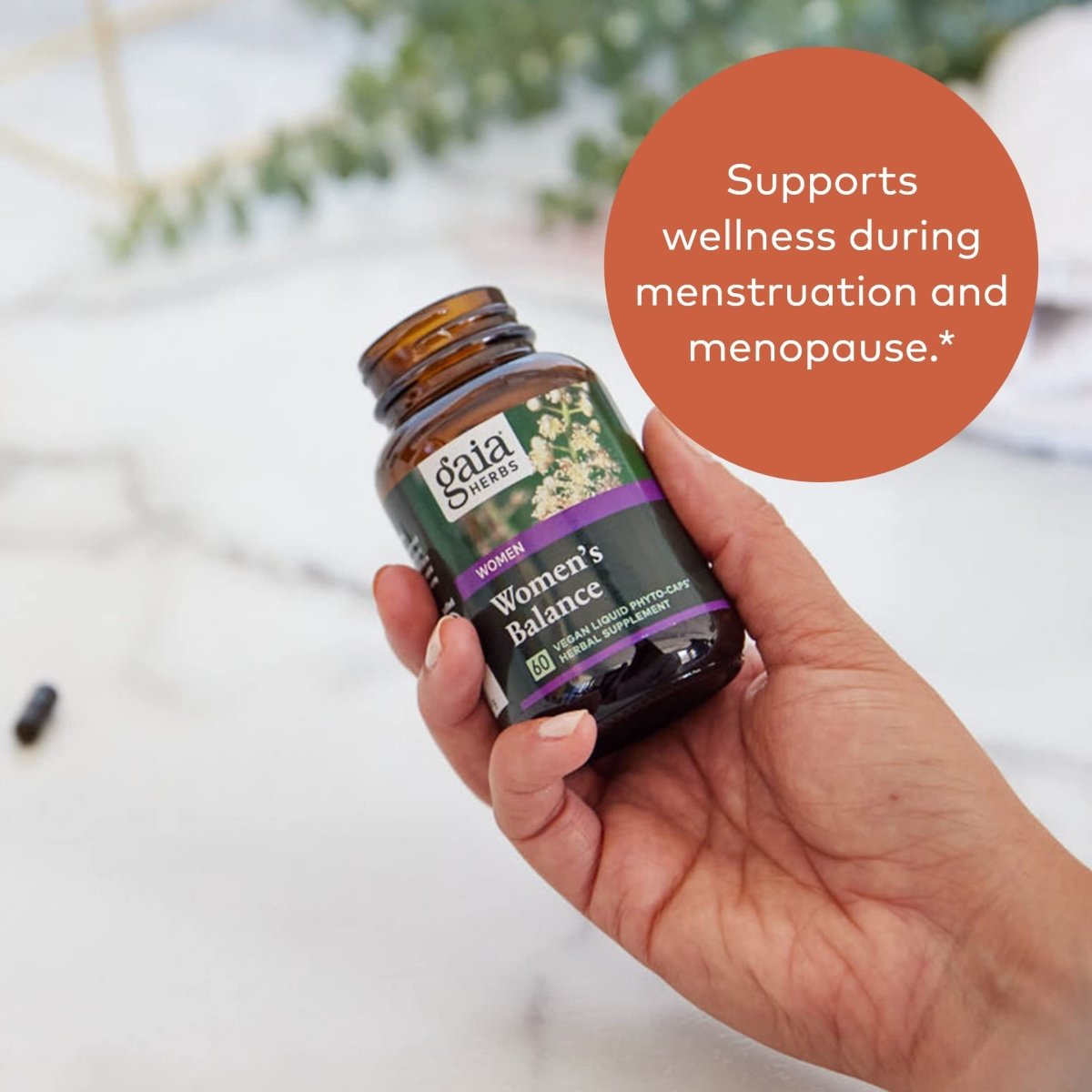 Gaia Herbs Women's Balance - Hormone Balance Support for Women - 60 Vegan Liquid Phyto-Capsules (20-Day Supply)