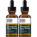 Gaia Herbs Wormwood Black Walnut Supreme 1oz - 2 Pack